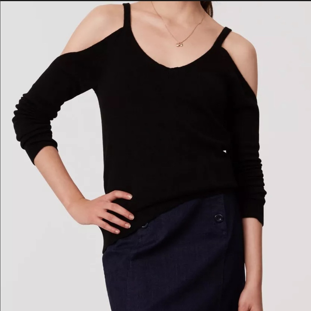 NEW Loft Cold Shoulder Sweater Medium